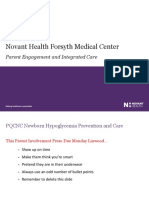 Novant Health Forsyth Medical Center: Parent Engagement and Integrated Care