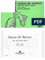 Danzas Del Barroco Flauta Dulce