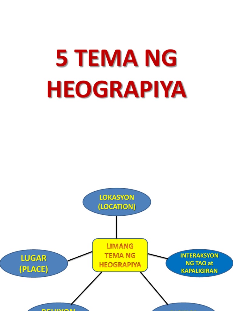 5 Tema Ng Heograpiya Pdf