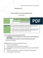 4º Día de PEEAVAS 3º Año - Profesor - Morey