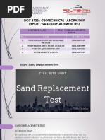 Sand Displacement Test