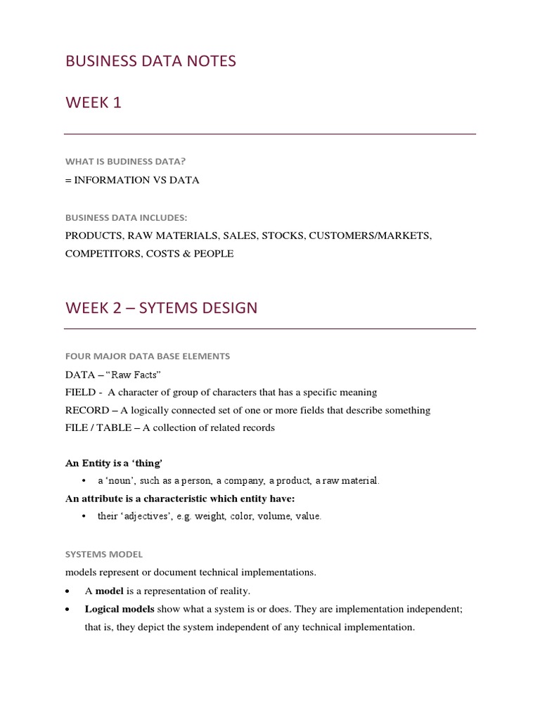 Business Data Management Overview | PDF | Corporate Governance | Data Model