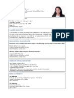 Curriculum Vitae Sample