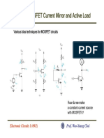 Lect. 23 MOSFET Current Source and Active Load PDF