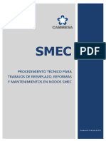 SMEC - Reemplazo, Reformas y Mantenimientos en Nodos SMEC PDF