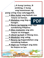 Kaantasan NG Pagsasanay