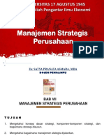 Manajemen Strategis Perusahaan