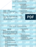 Flowchart Bahan Air Dan Admixture