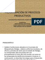 Programación de Procesos Productivos