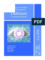 Delirium: Detection, Prevention and Treatment of