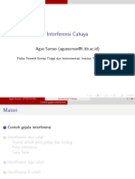 Interferensi Cahaya