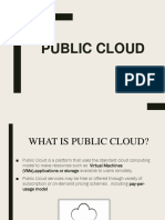 Public Cloud: BY D.Sweeti 111 MCA