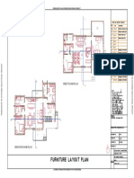 Architectural floor plan design in AutoCAD