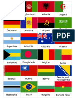 Printable Memory Game Countries Flags