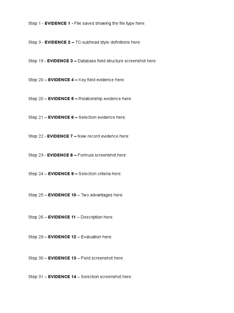 N 17 Evidence | PDF