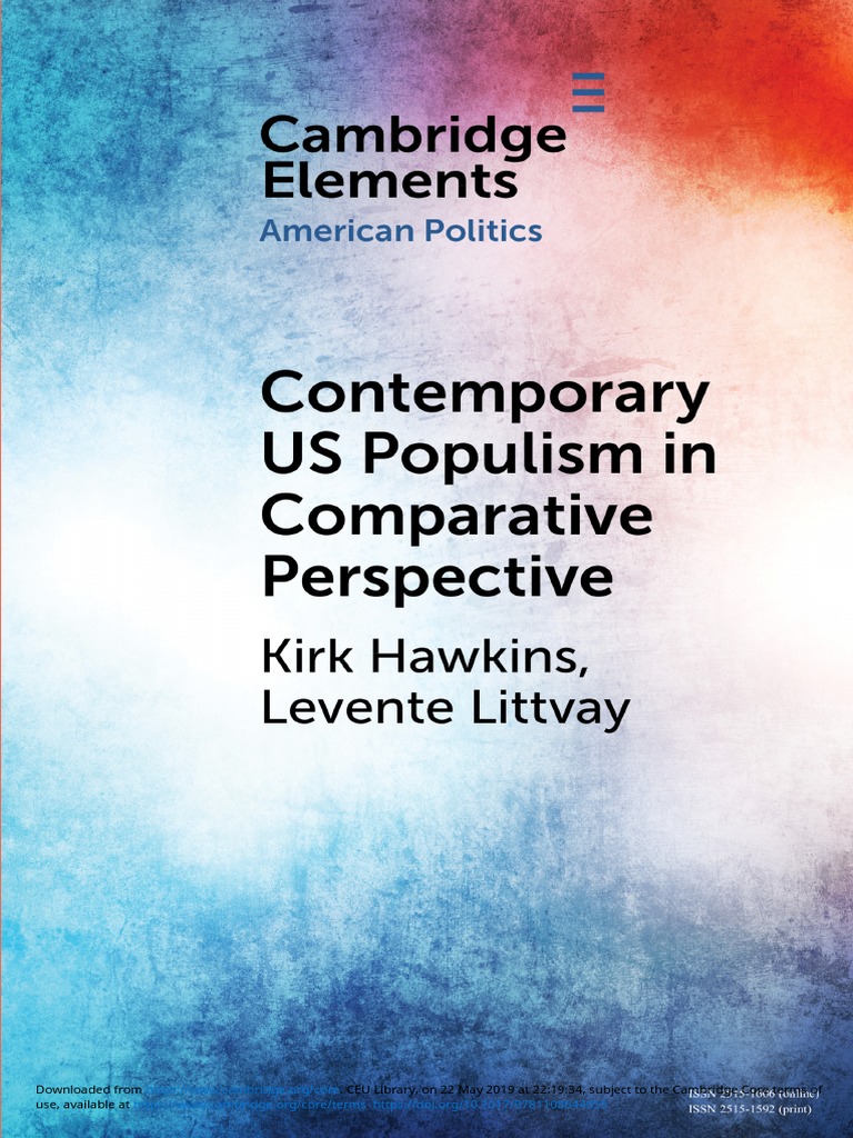 Contemporary US Populism in Comparative Perspective | PDF | Populism ...