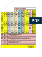 First Term Time Table Senior 2019-20 Updated