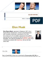 Elon Musk, the 21st century innovator