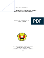 ANALISIS STRATEGI PEMASARAN BUAH NAGA PUTIH DI UD SABILA FARM SLEMAN YOGYAKARTA NUSRON HABIBUR ROHMAN No.Mhs.23150017 PROGRAM STUDI MAGISTER AGRIBISNIS PROGRAM PASCA SARJANA UNIVERSITAS PEMBANGUNAN “VETERAN” YOGYAKARTA 2017