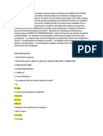 Encuesta para Identificar y Caracterizar Empresas para La Transformación Digital La Universidad Nacional Abierta y A Distancia