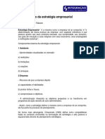 Artigo Formulação Da Estratégia Empresarial