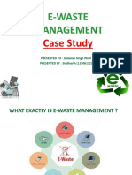 E-waste Management Case Study: Precautions and Environmental Effects