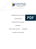 Pedagogy in Education PDF