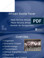 African Swine Fever: Pesti Porcine Africaine, Peste Porcina Africana, Maladie de Montgomery