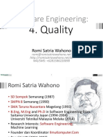 Software Engineering:: 4. Quality