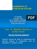 Biochemistry of Cardiovascular System