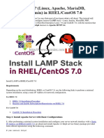 Install LAMP on RHEL/CentOS 7