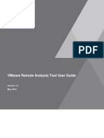 Vmware Remote Analysis Tool User Guide Version 1.0