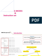 Addressing Modes & Instruction Set