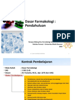 Kuliah Dasar Farmakologi 1 - Pendahuluan (Revisi) PDF