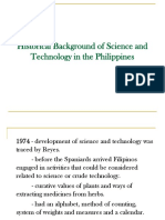 Historical Background of Science and Technology in The