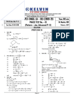 SOL. APEX-ENGG. (A - 01) Ph.T.No.1 (Jee - Adv. P - II) 18.08.2019