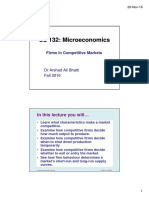 Lecture 07 - The Firm in Competitive Markets-HO