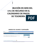 2.Presentación de La Redistribución Del Calendario de Pagos.