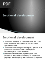 Emotional Development