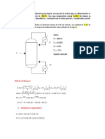 Se Utiliza Una Torre de Destilación para Separar Una Mezcla de Etanol