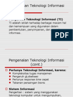 Pengantar Teknologi Informasi