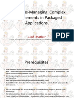 IT Process-Managing Enhancements in Packaged Applications