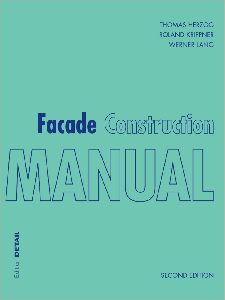 Facade Construction Manual Pdf Books Building