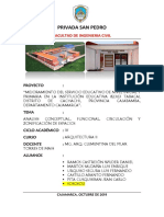 Zonificación en Arquitectura