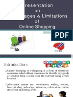 Presentation On Advantages Limitations of Online Shopping: Presented By: Priyanka Sharma