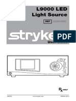 Stryker L9000 LED Light Source User Manual PDF