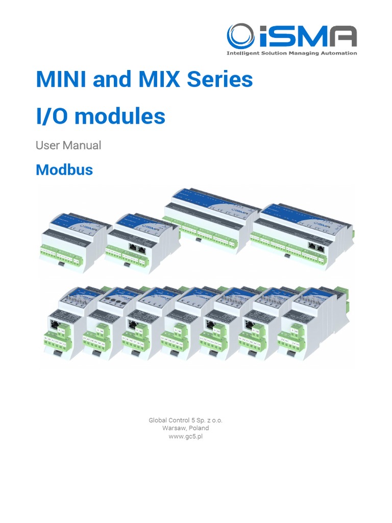 ISMA I/O Modules User Manual | PDF | Sensor | Power Supply