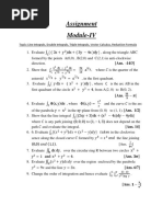 Assignment Math Module 4