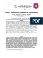 Identificacion de Metanol en Pruebas Biologicas