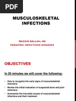 Musculoskeletal Infections: Wassim Ballan, MD Pediatric Infectious Diseases